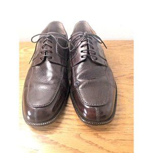 Men’s Shoes Bostonian Florentins Shoes Brown Tie Leather Soles Size 8 Medium